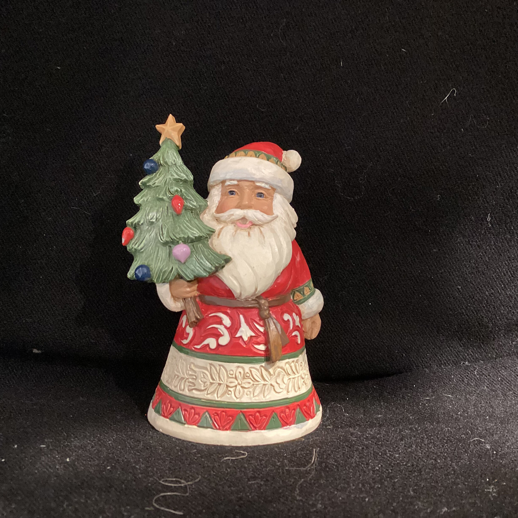 Jim Shore - Santa Holding Tree Mini Figurine