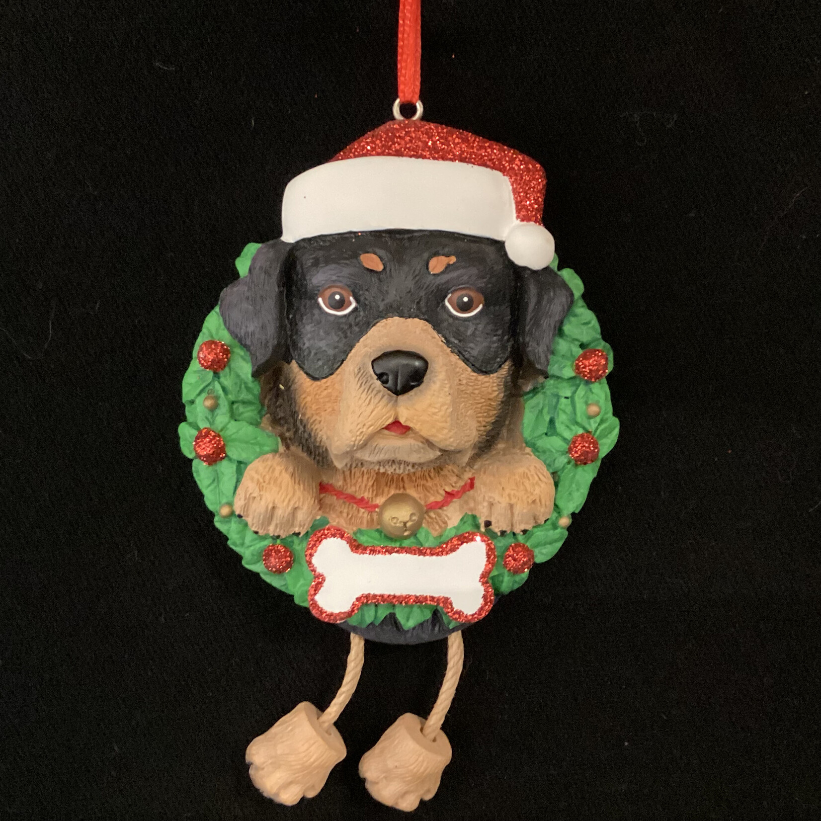 Rottweiler in Wreath Orn