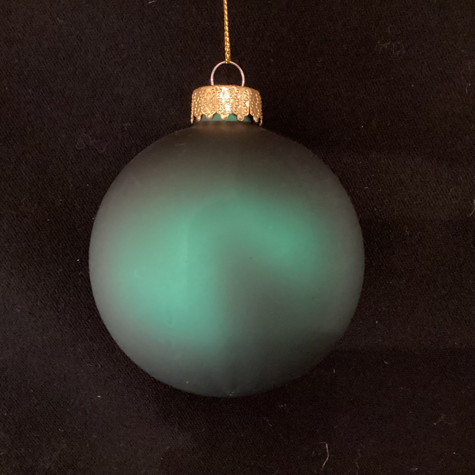 8cm Satin Forest Green Name Ball Modern