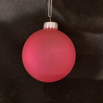 8cm Frost Fuchsia Name Ball Modern