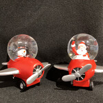 **Santa/Snowman in Plane Mini Dome 2A