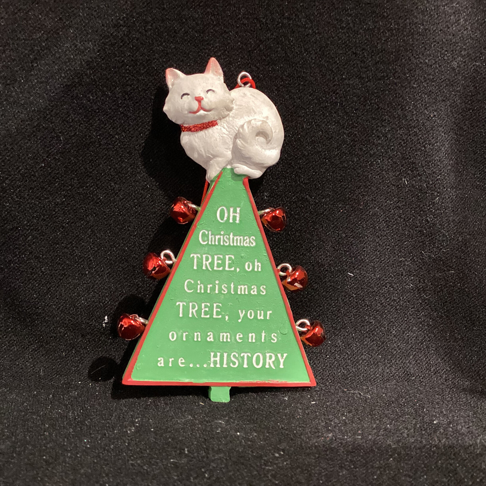 O Christmas Tree Cat Orn