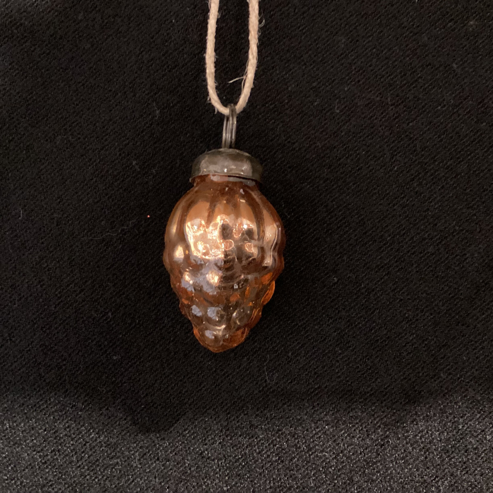 * Glass Copper Pine Corn Orn
