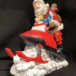 9" Santa on Snowmobile