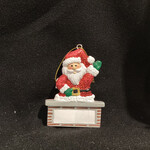 ** Santa in Chimney Orn