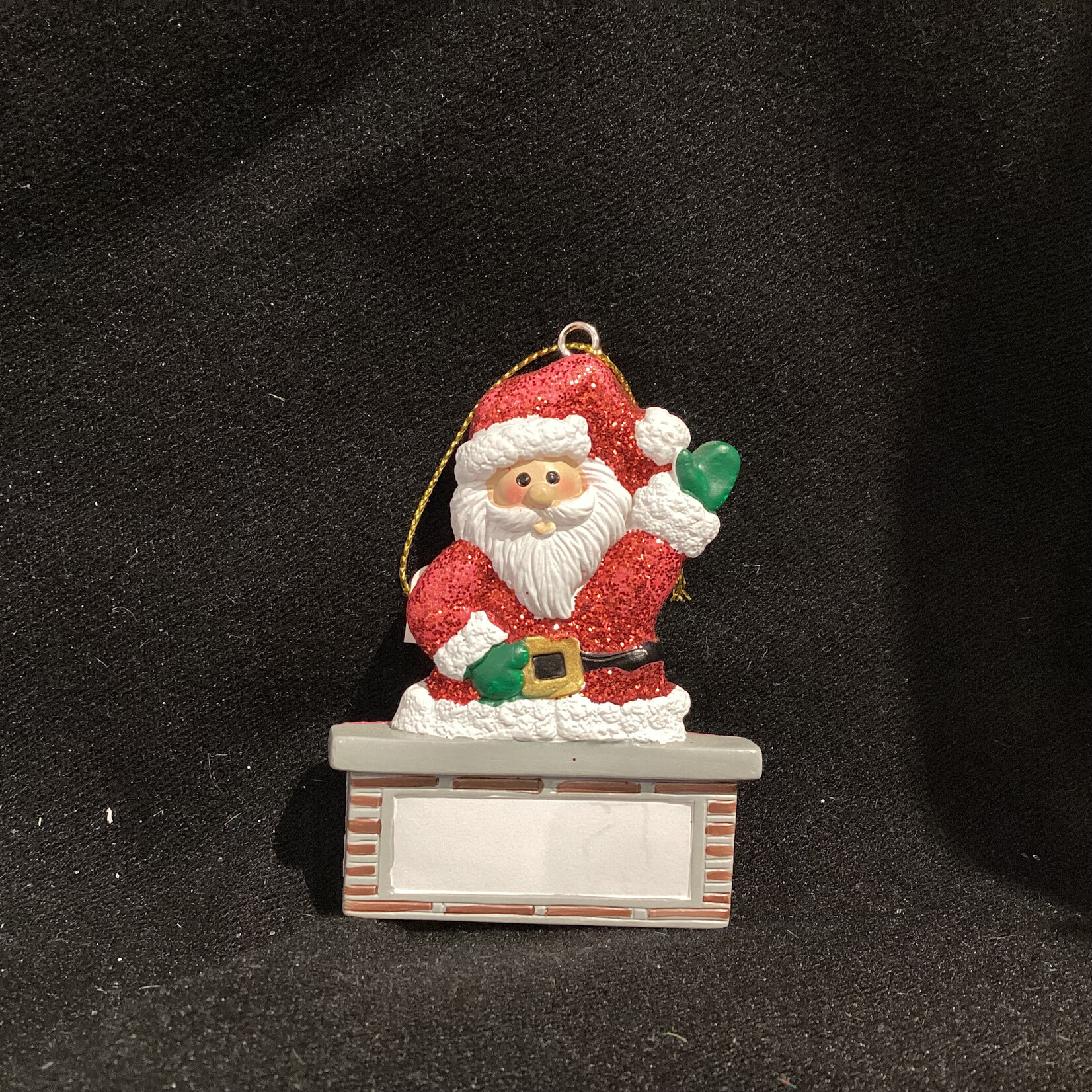 ** Santa in Chimney Orn