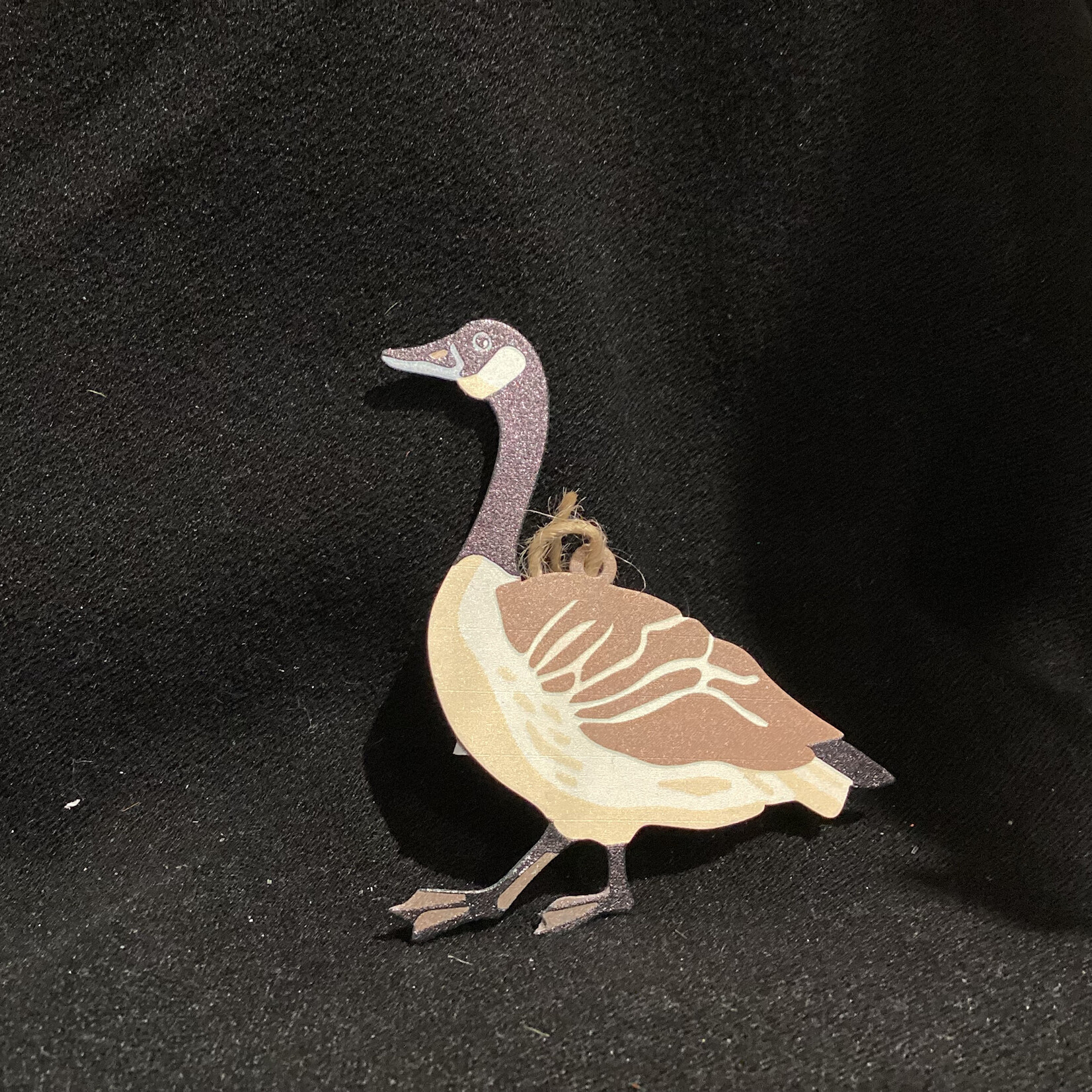 **Metal Canada Goose Ornament