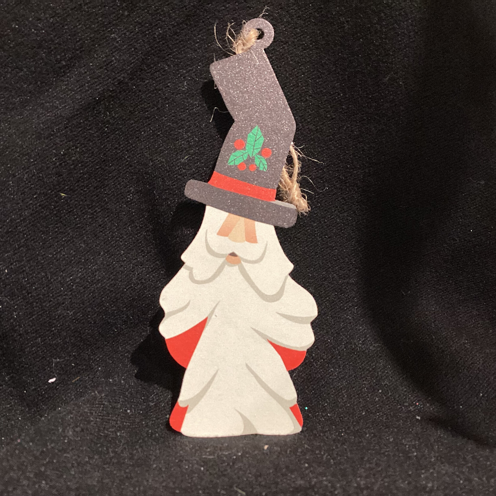 Stovetop Hat Santa Metal Ornament