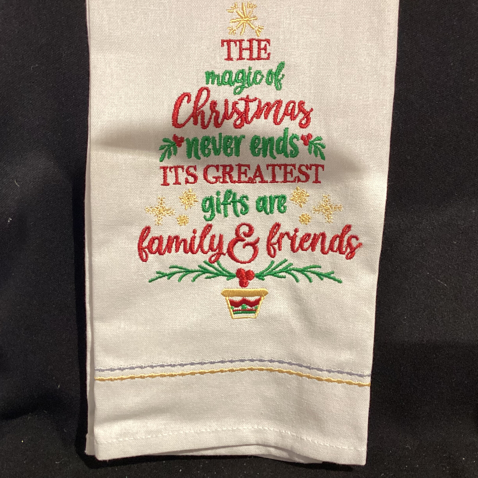 **Magic of Christmas Tea Towel