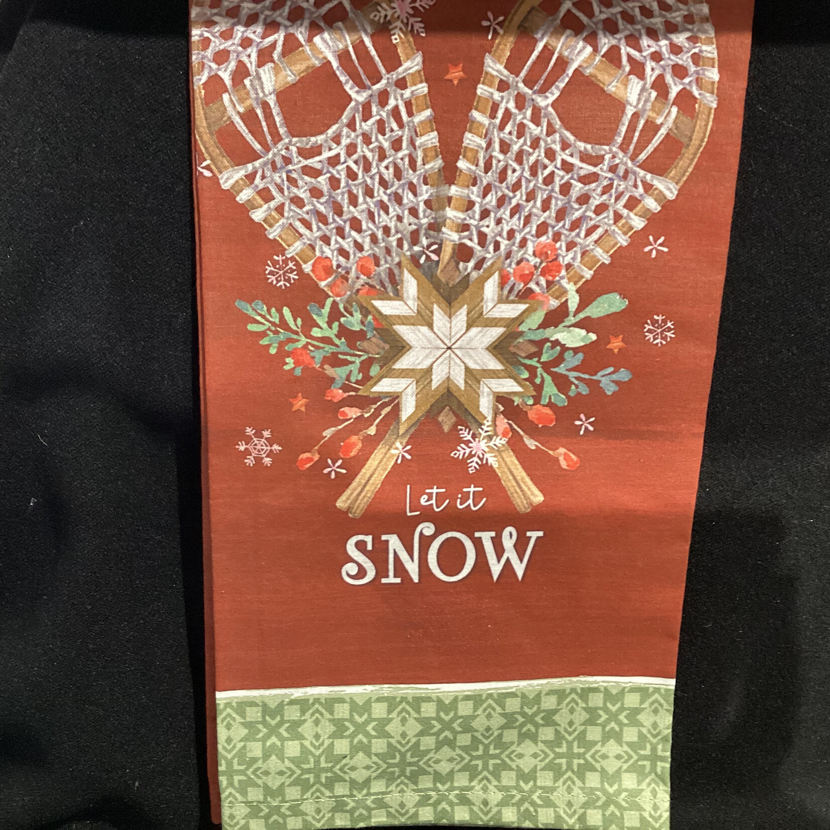**Let It Snow Tea Towel