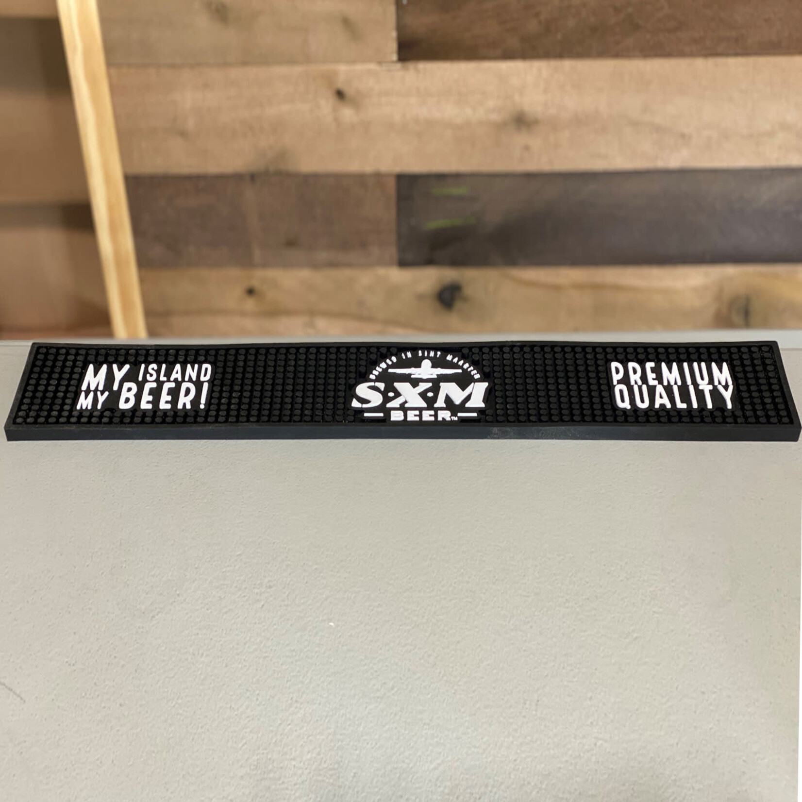 BAR MAT - SXM LOGO - BLACK