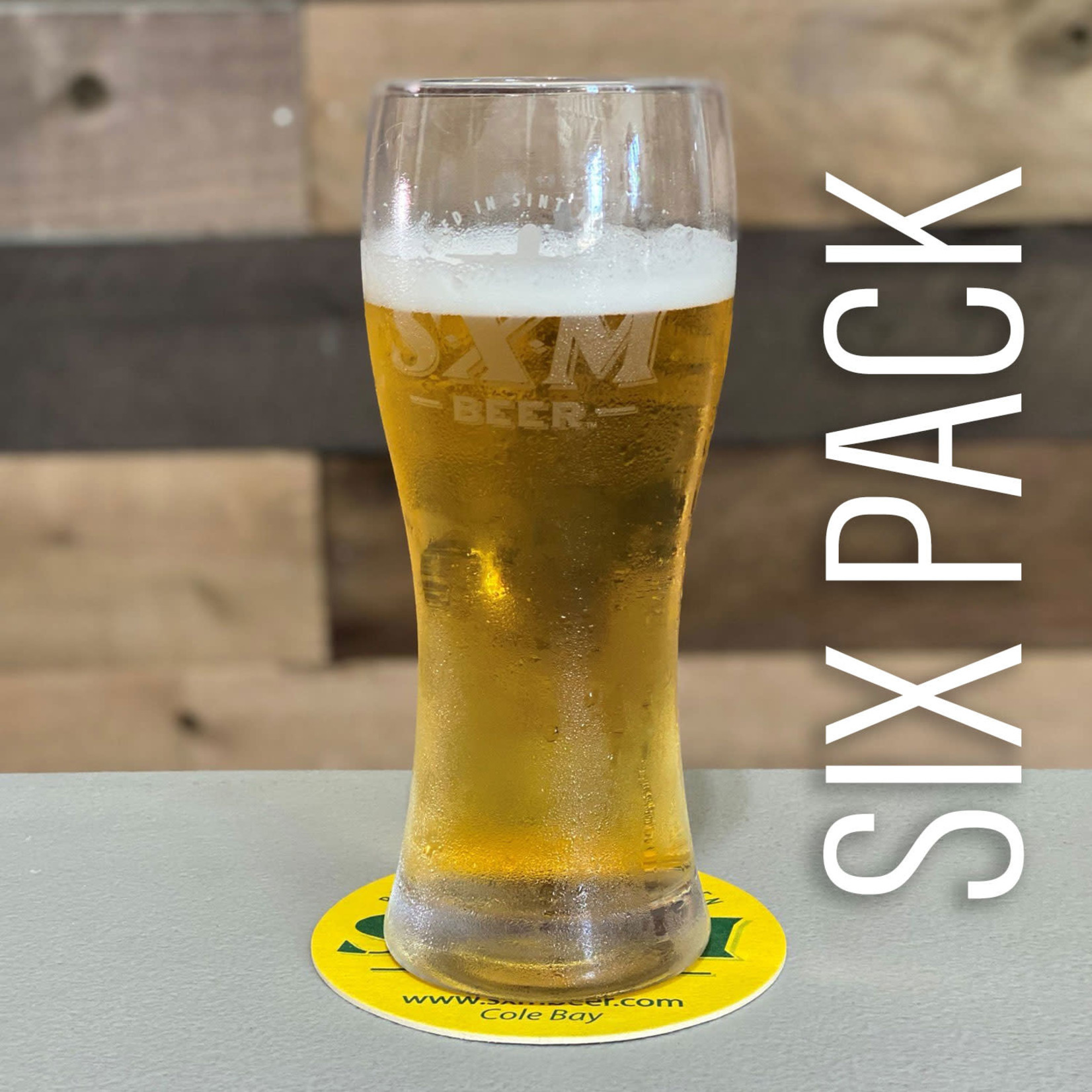 SXM Beer Glasses (6-Pack) 16oz