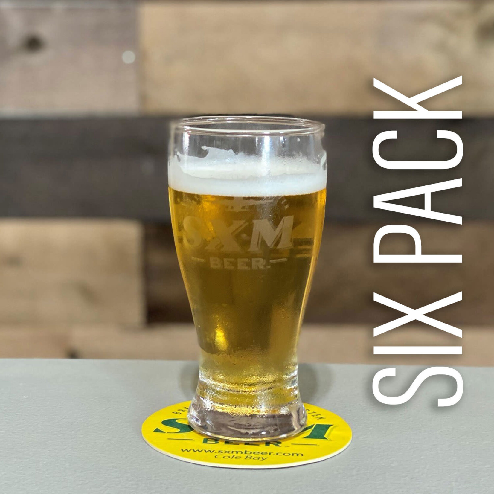 SXM Beer Glasses (6-Pack) 12oz