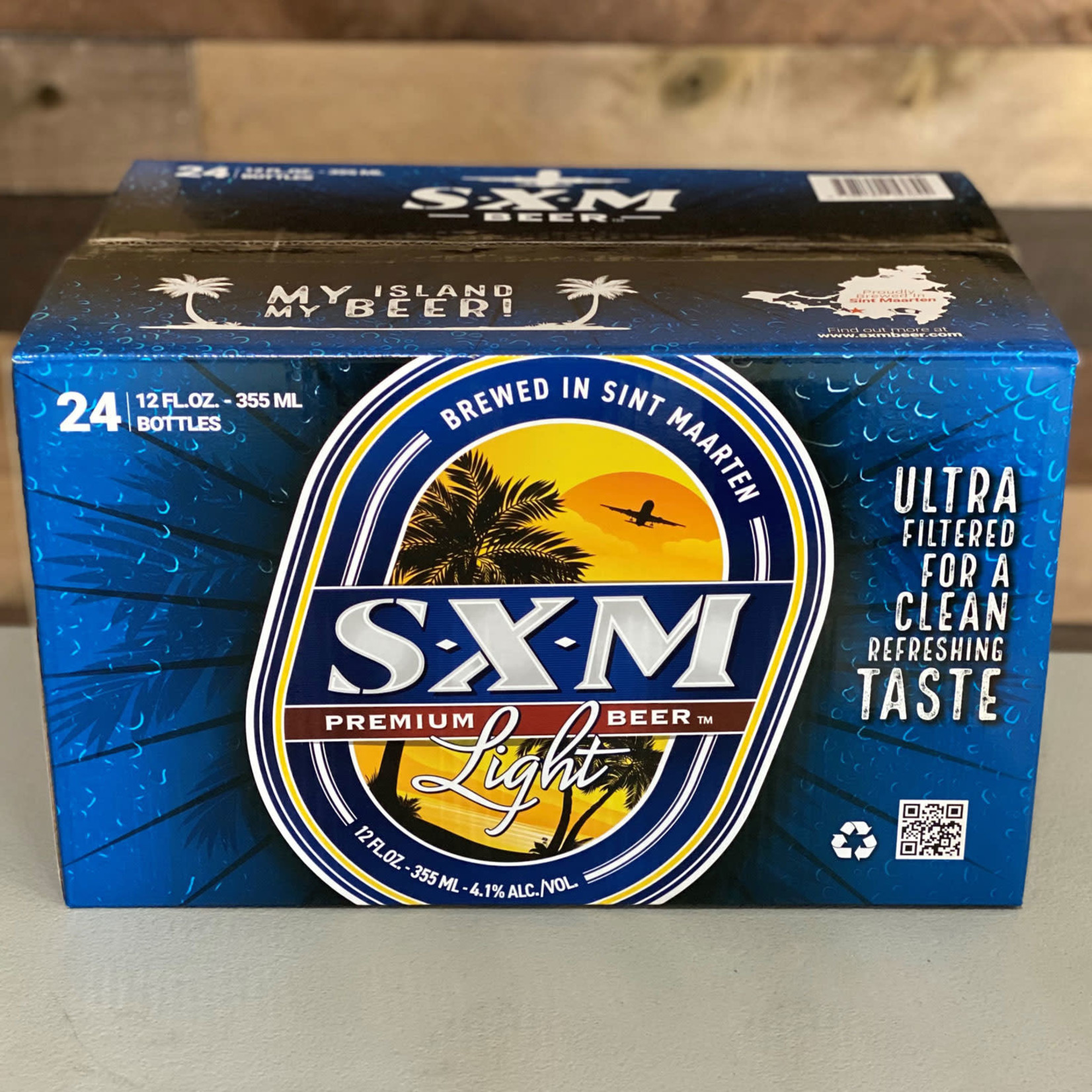 SXM Beer Light Blue Case 24/12oz