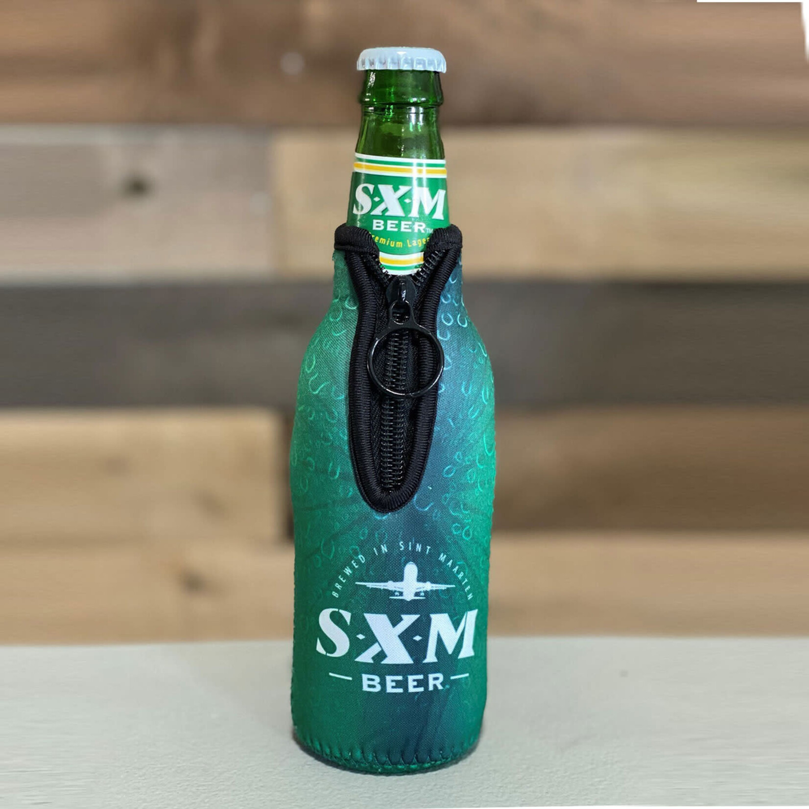 KOOZIE - BOTTLE - GREEN