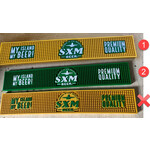 BAR MAT - SXM LOGO - GREEN