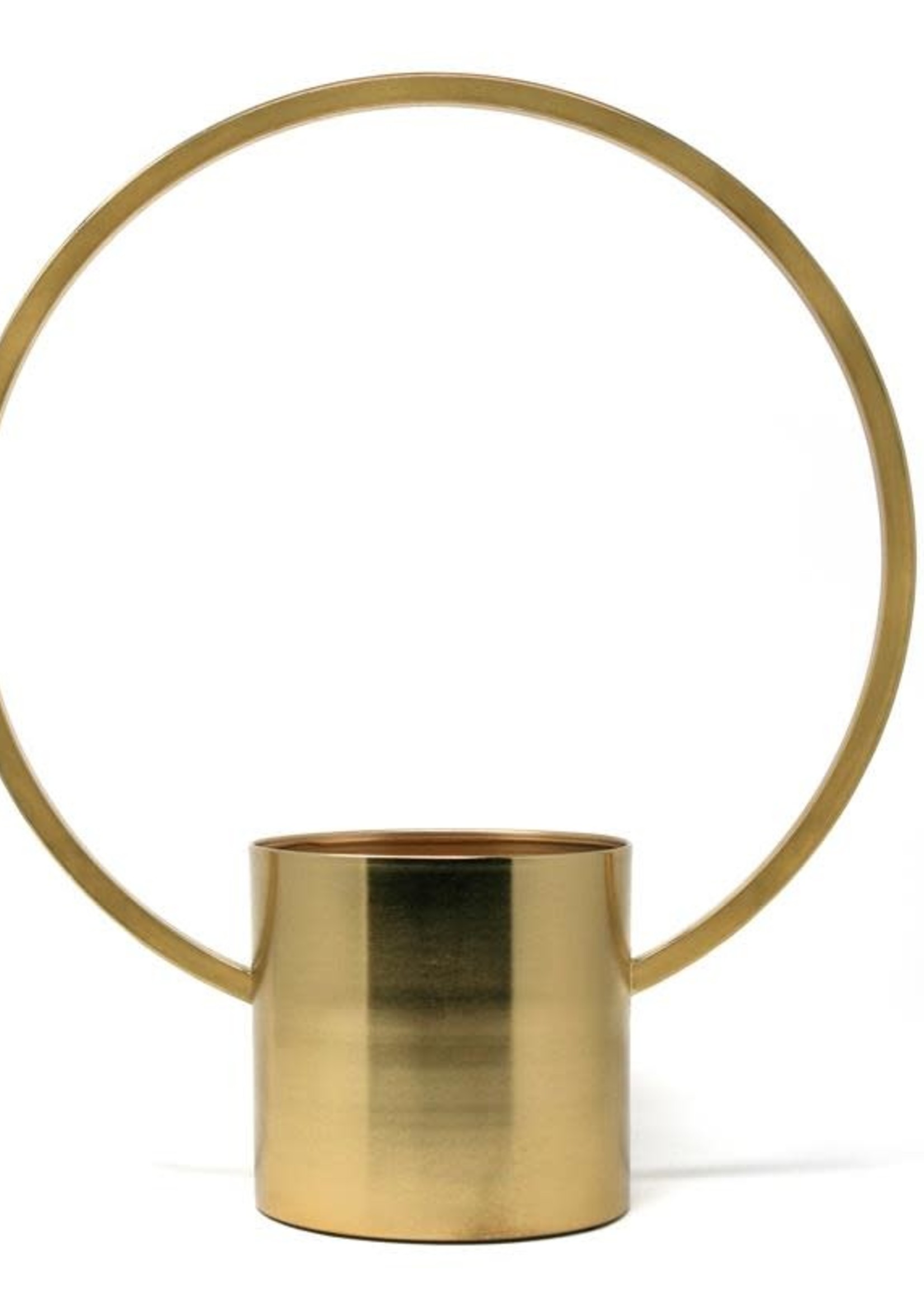 *Gold Hanging Planter-Danesco