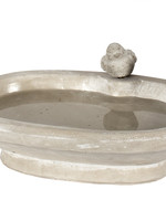 *Cement Bird Bath- Candym