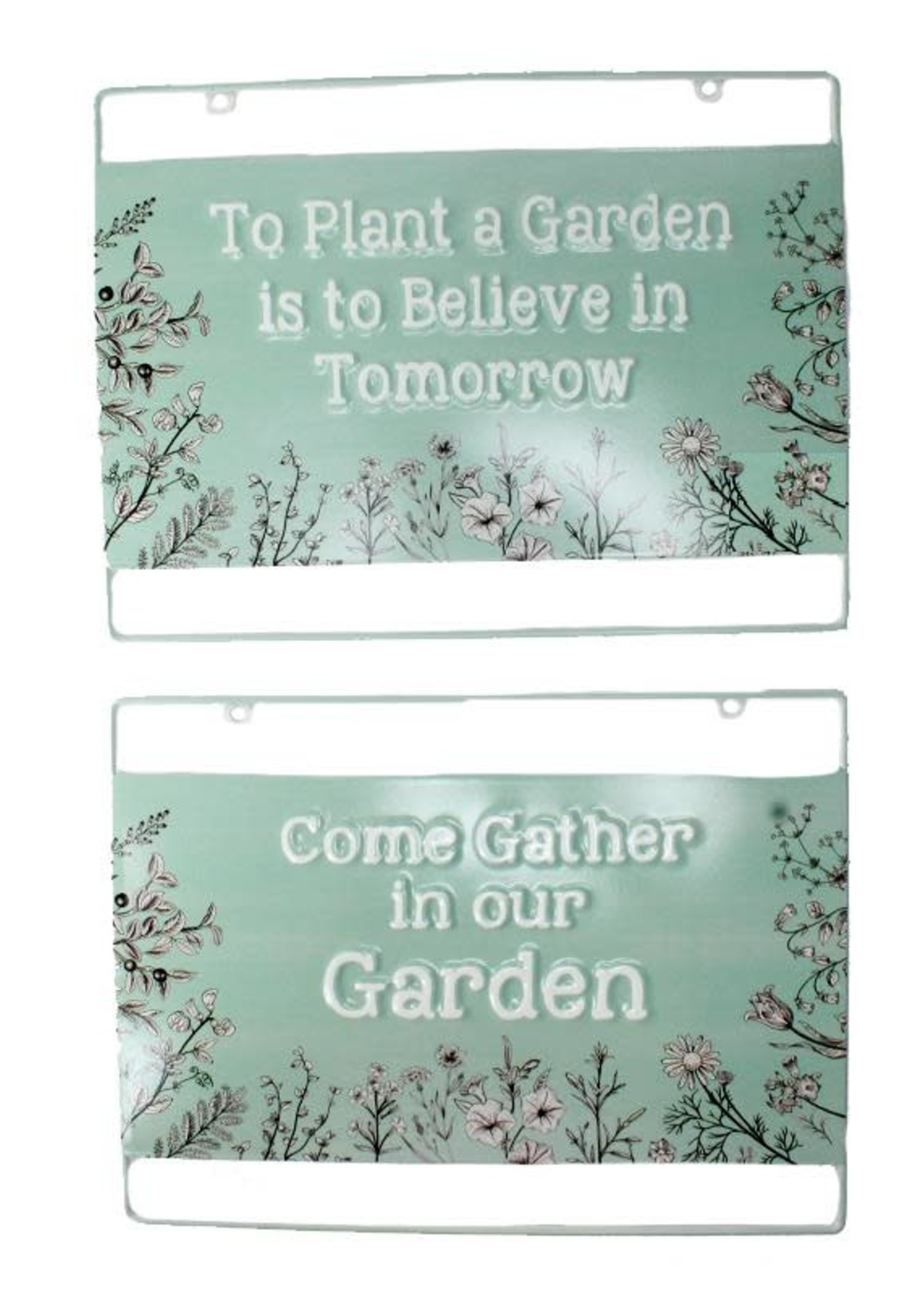 *Asstd Garden Plaques-Koppers