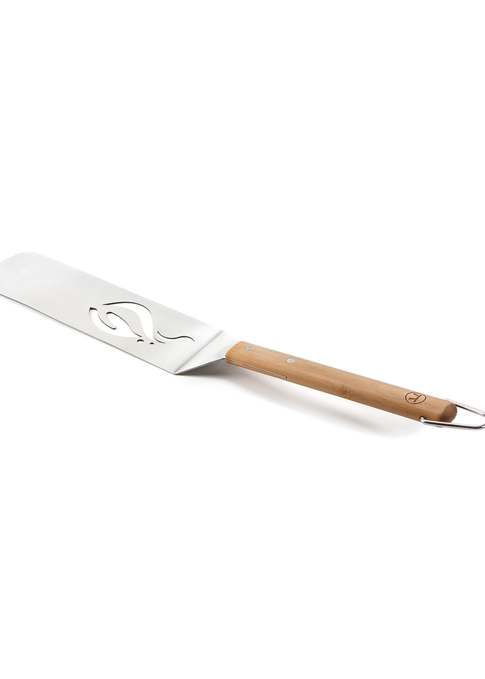 *18" s/s Spatula w/Bamboo Handle-Foxrun