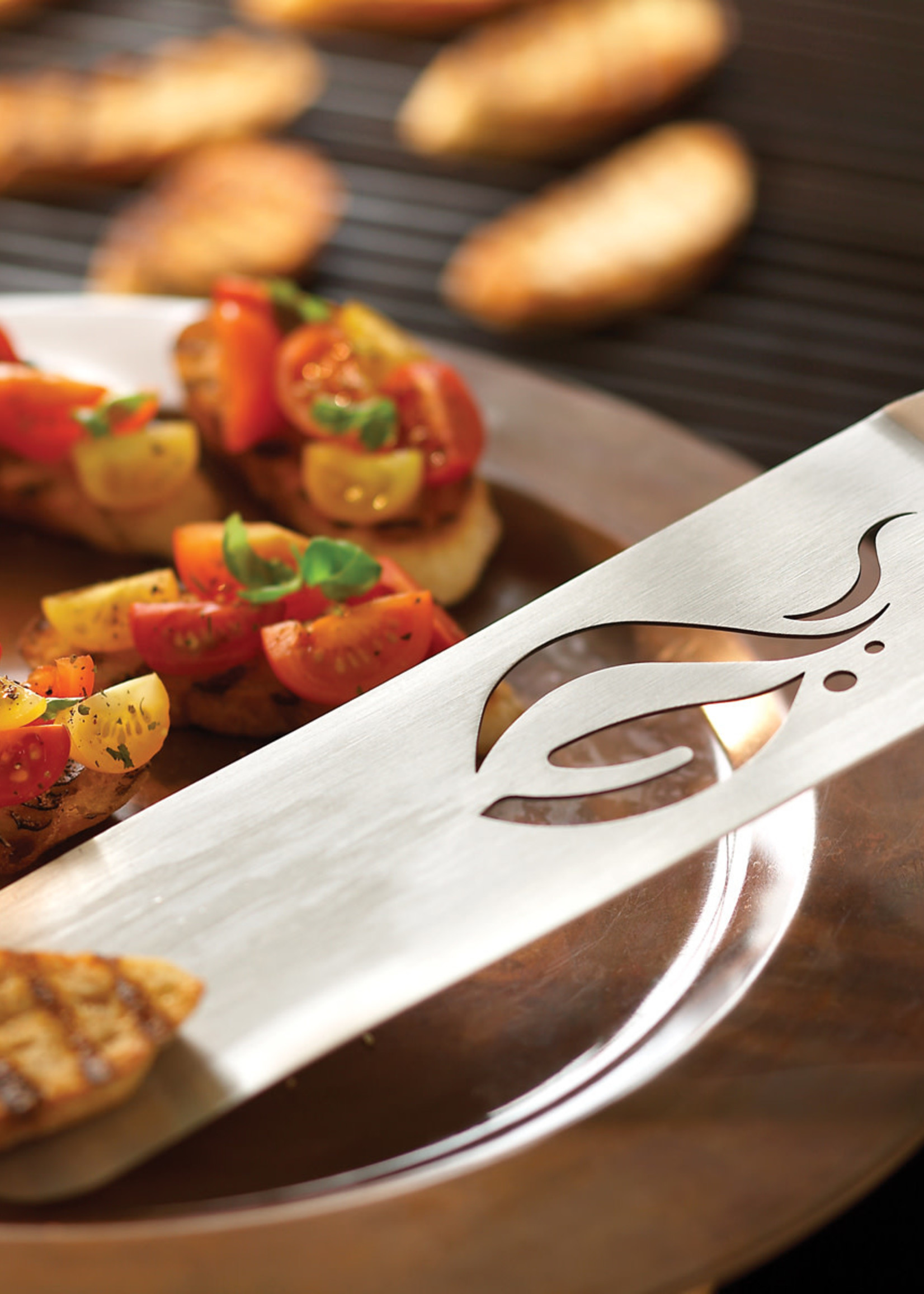 *18" s/s Spatula w/Bamboo Handle-Foxrun
