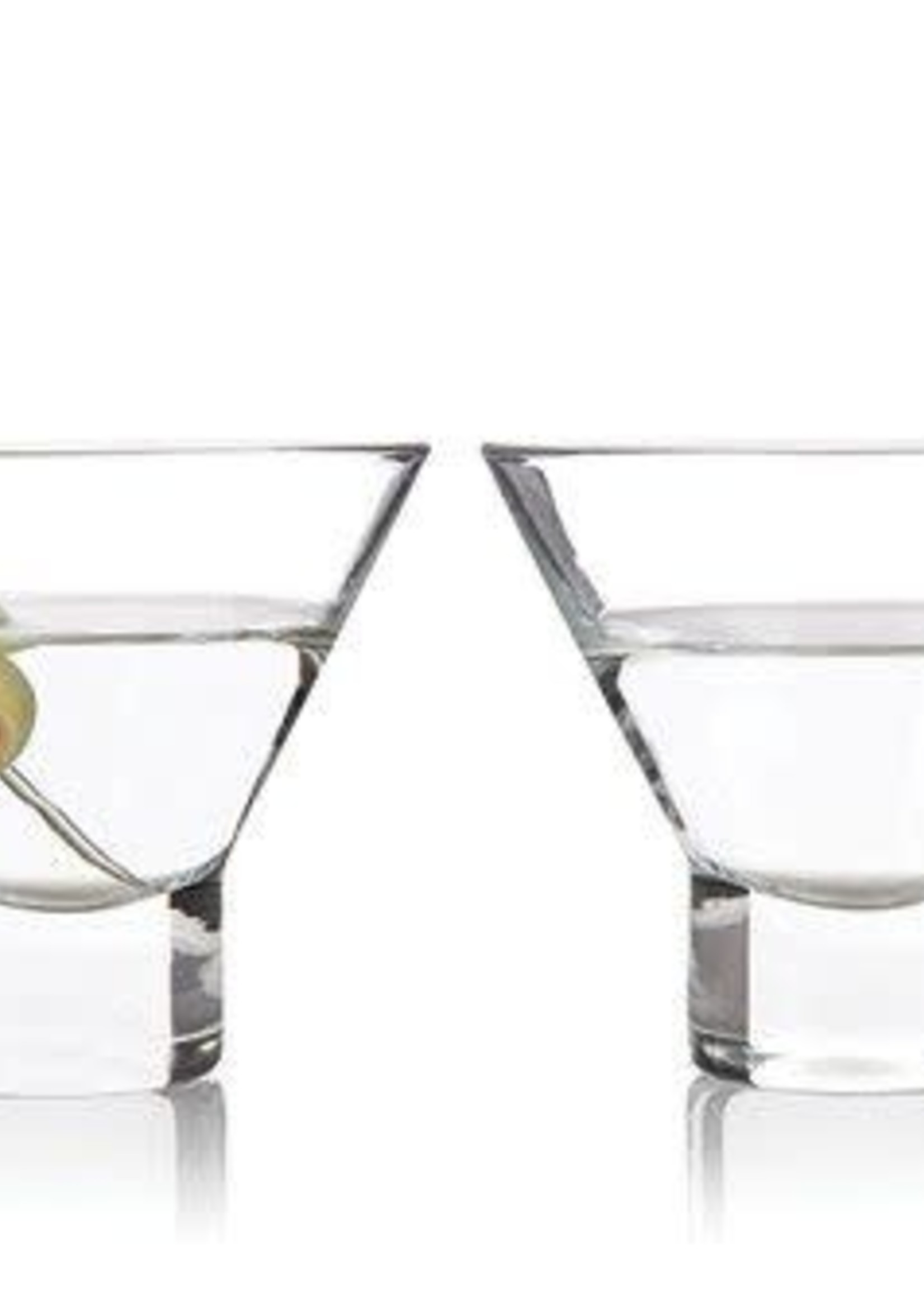 *s/2 Heavy Bottom Martini Glasses True -Design