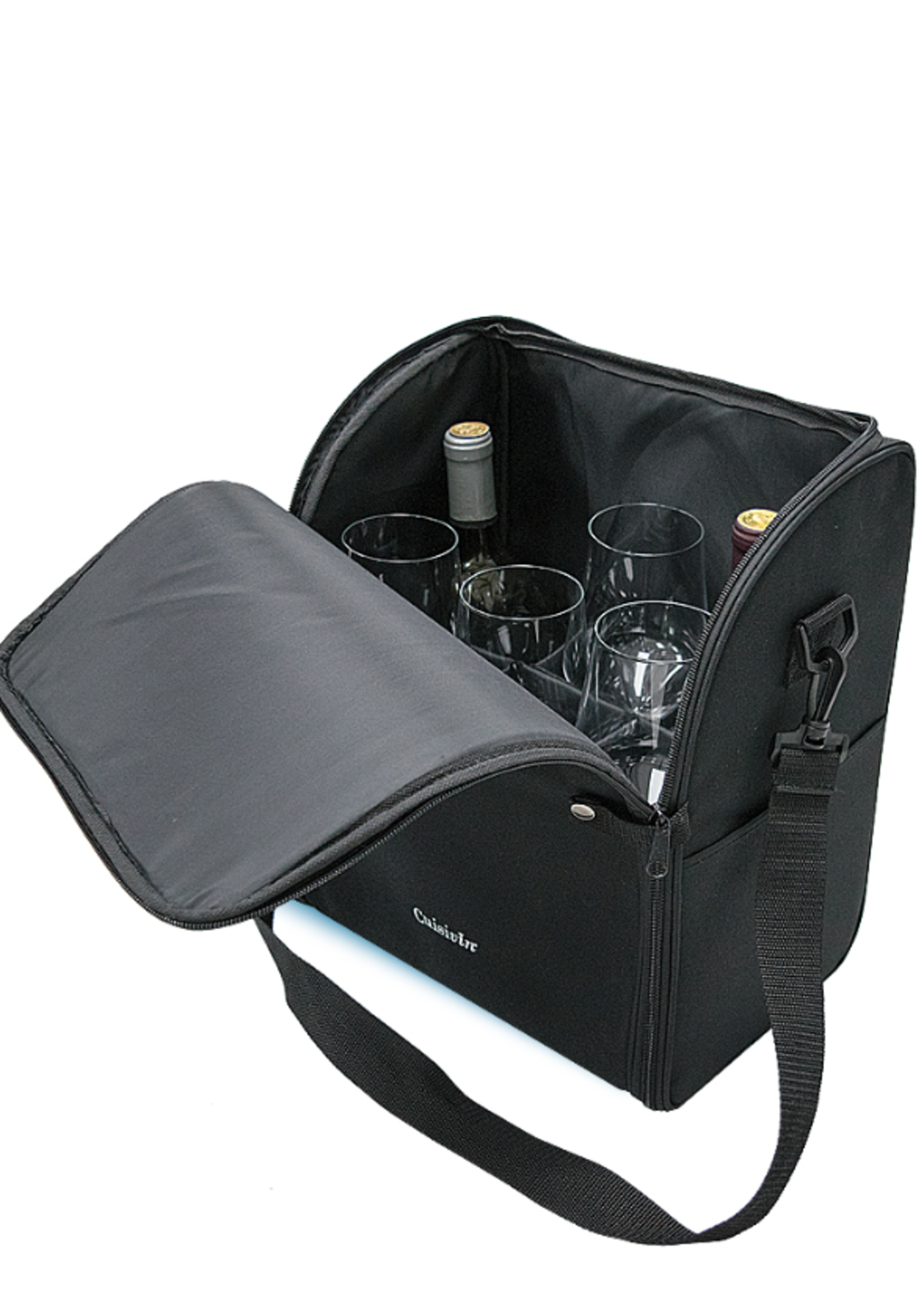 *Blk Wine to Go Tote-Cuisivin