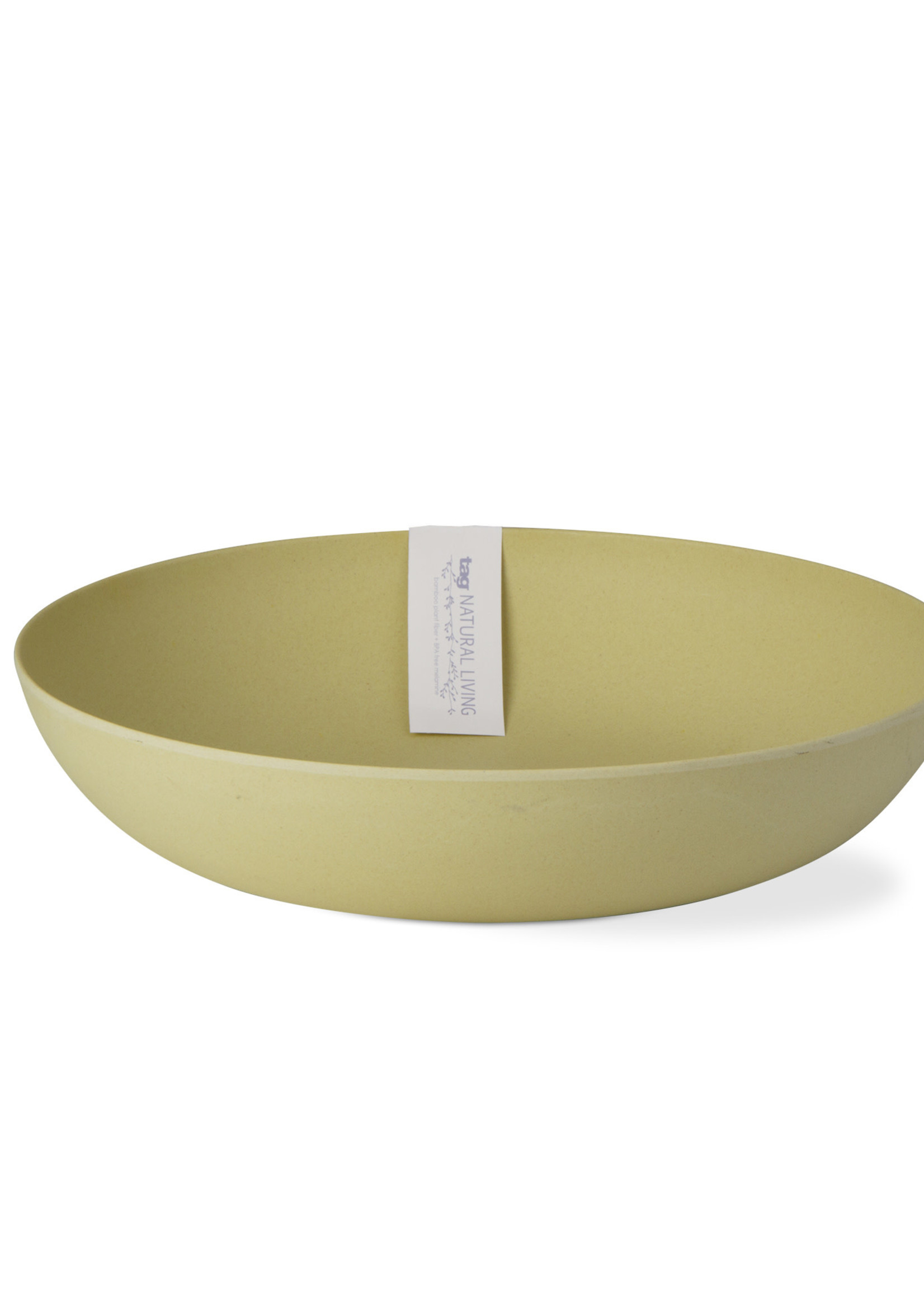*Lt Green Bamboo Salad/Serving Bowl- Design