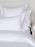 *Kg Ivory Percale Deluxe Fitted Sheet-Cuddle Down