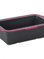 *8.5x 4.5" Silicone Loaf Pan With Purple Handle- Trudeau