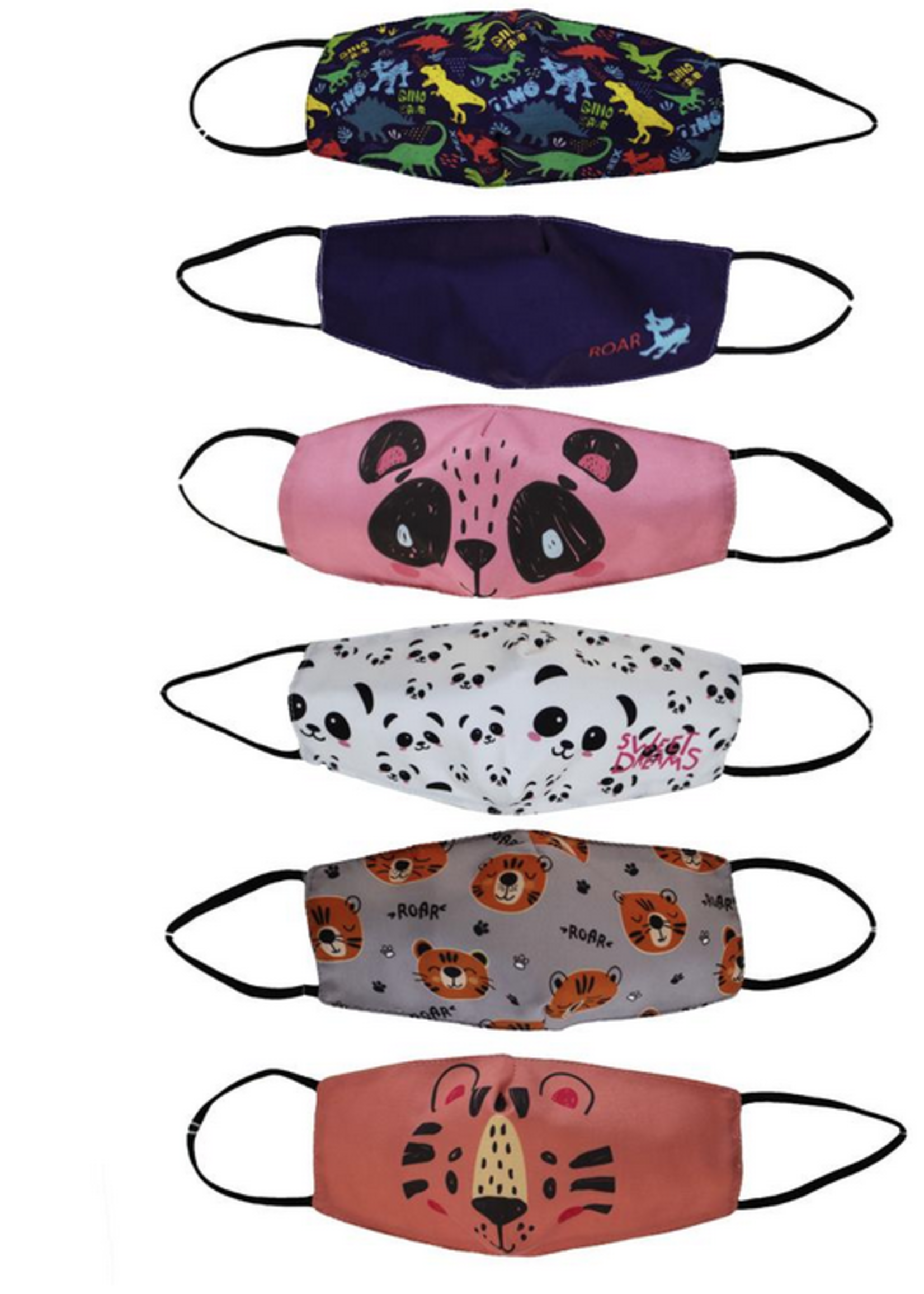 *Assorted Animals Child's Reusable. Mask- Splash