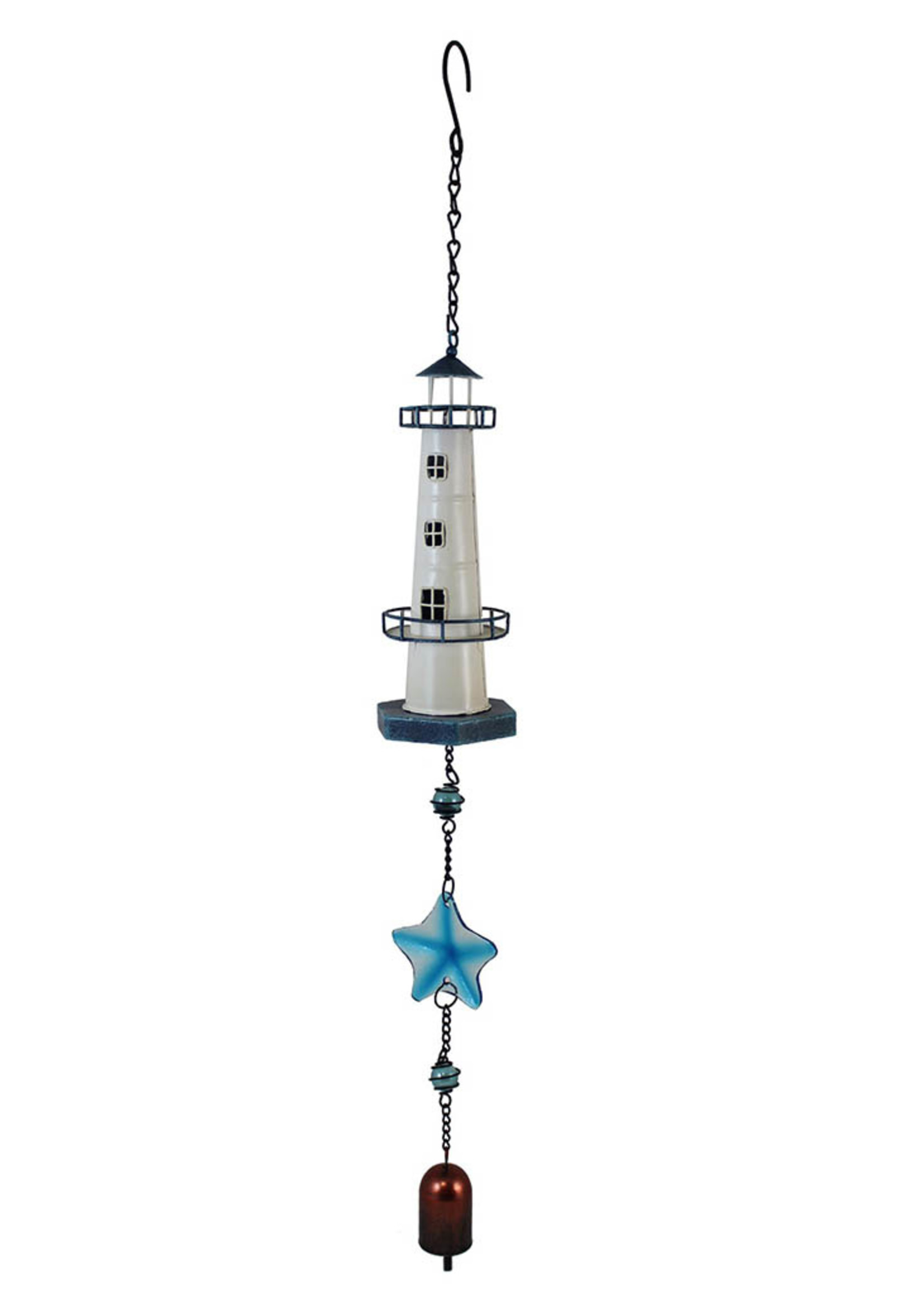 *Metal Lighthouse Wind Chime-Splash