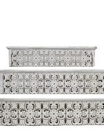 *sm White Wooden Design Shelf-Splash