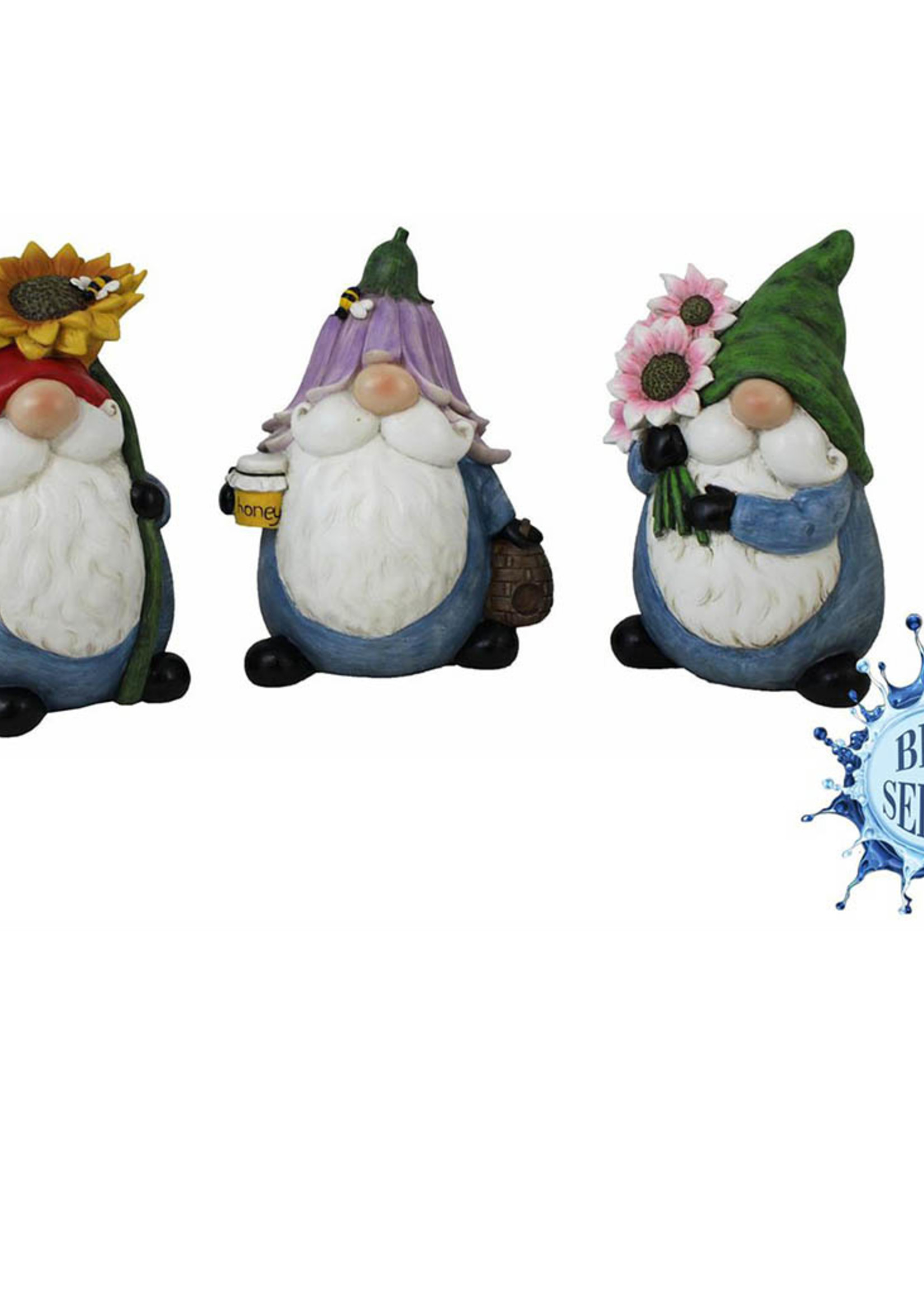 *Asstd Gnome Figurine-Splash