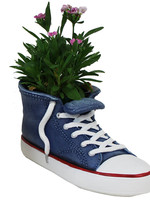 *Blue Running Shoe Planter-Splash