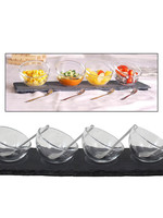 *9pc Dessert Set on Slate-Splash