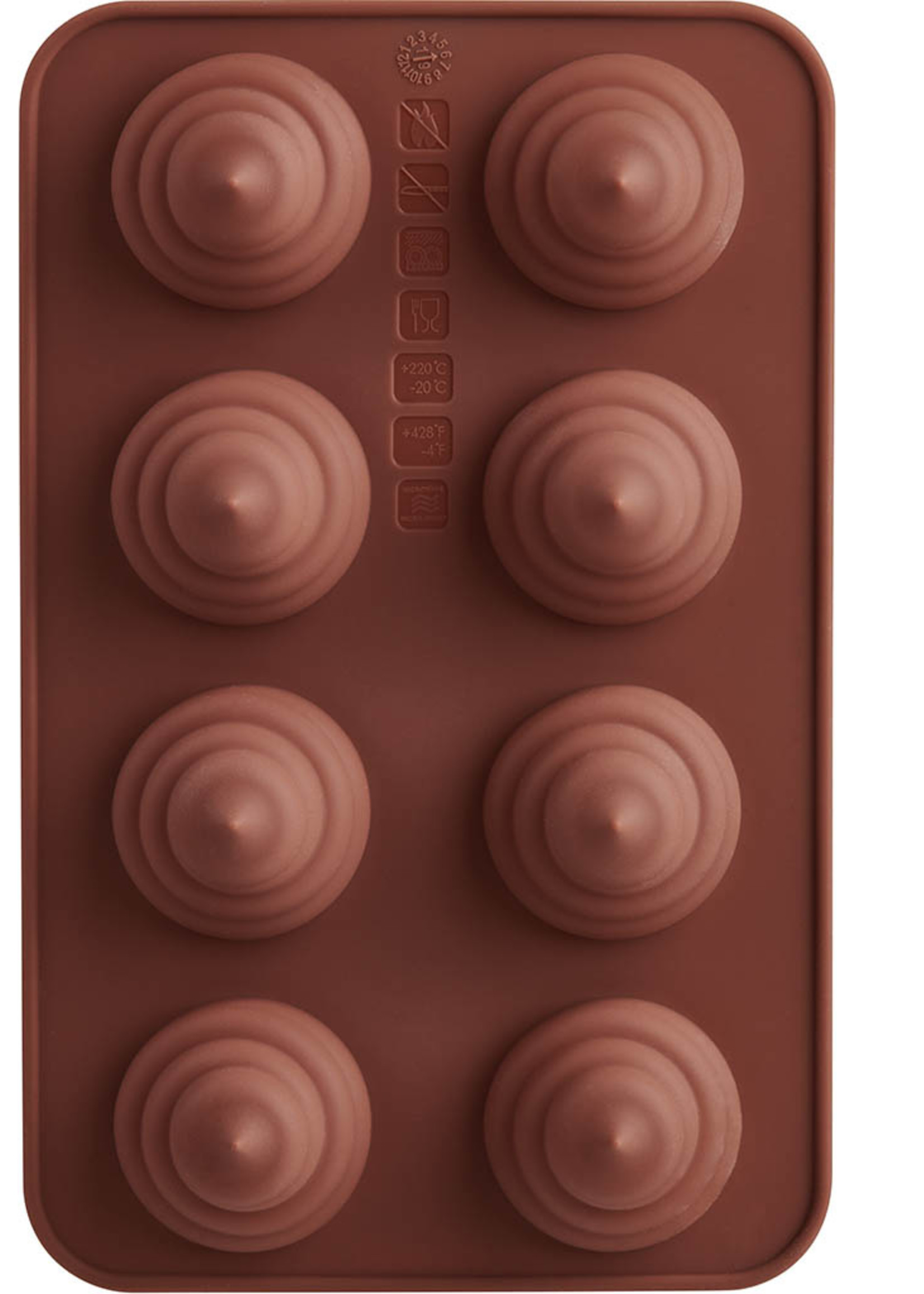 *s/2 Swirl Choco Molds- Trudeau