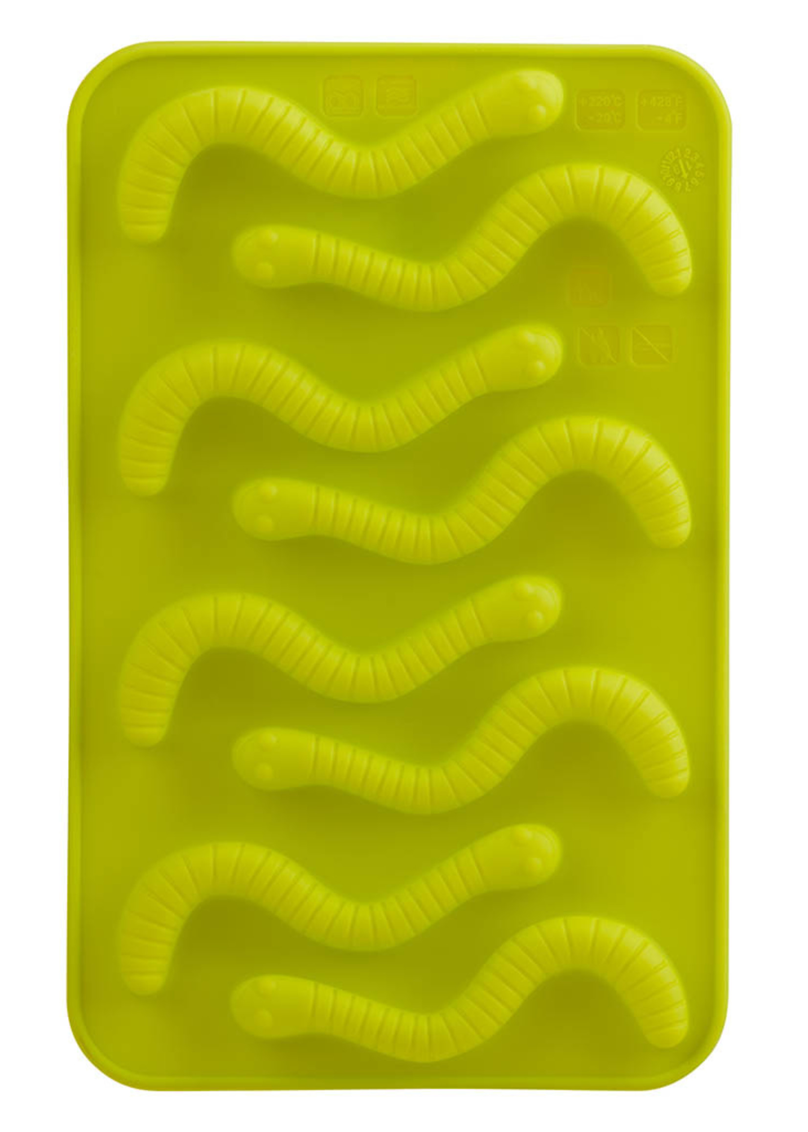 s/2 Gummy Worm Molds-Trudeau