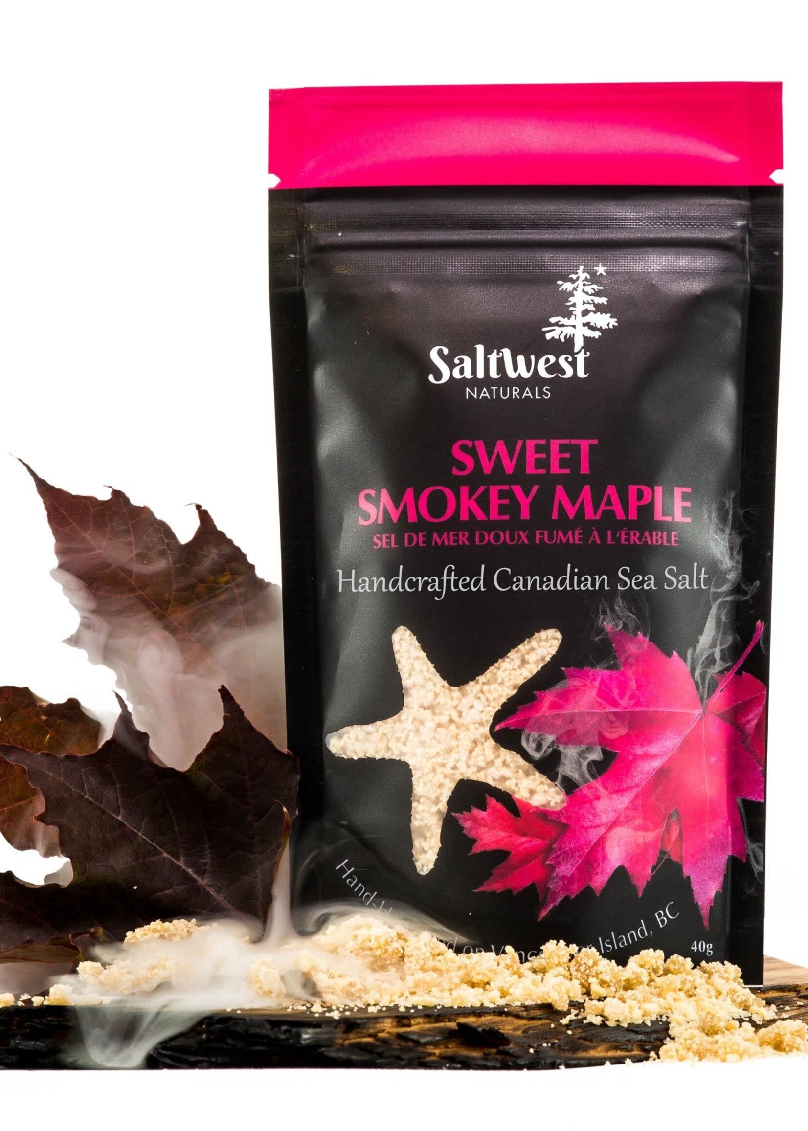 *Sweet Smokey Maple Sea Salt- Saltwest