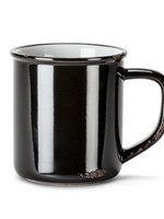 *14oz Black Enamel Look Mug-Abbott