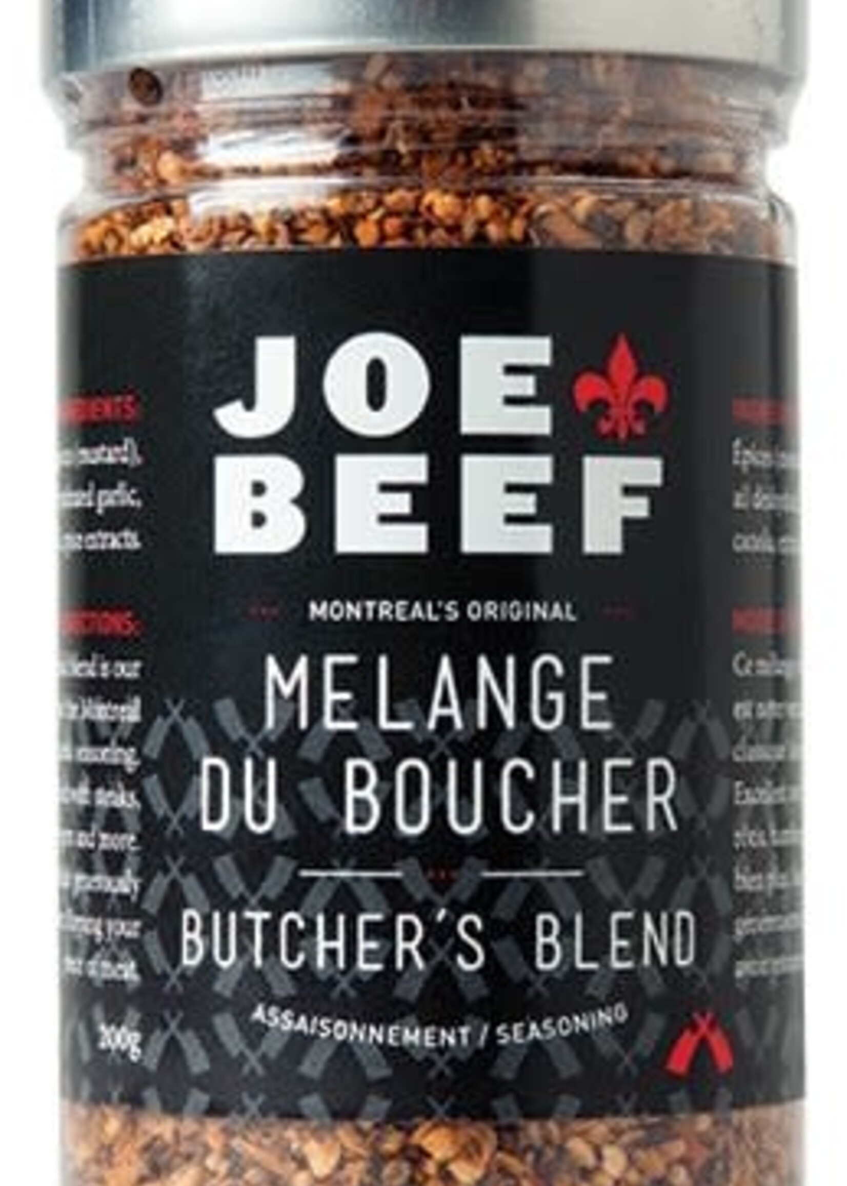 Joe Beef *200g Butcher's Blend Rub Joe Beef-Favuzzi