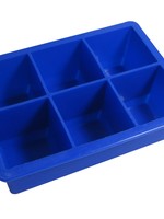 Kitchen Basics *Xlg Blue Silicone Ice Cube Tray-Port-Style