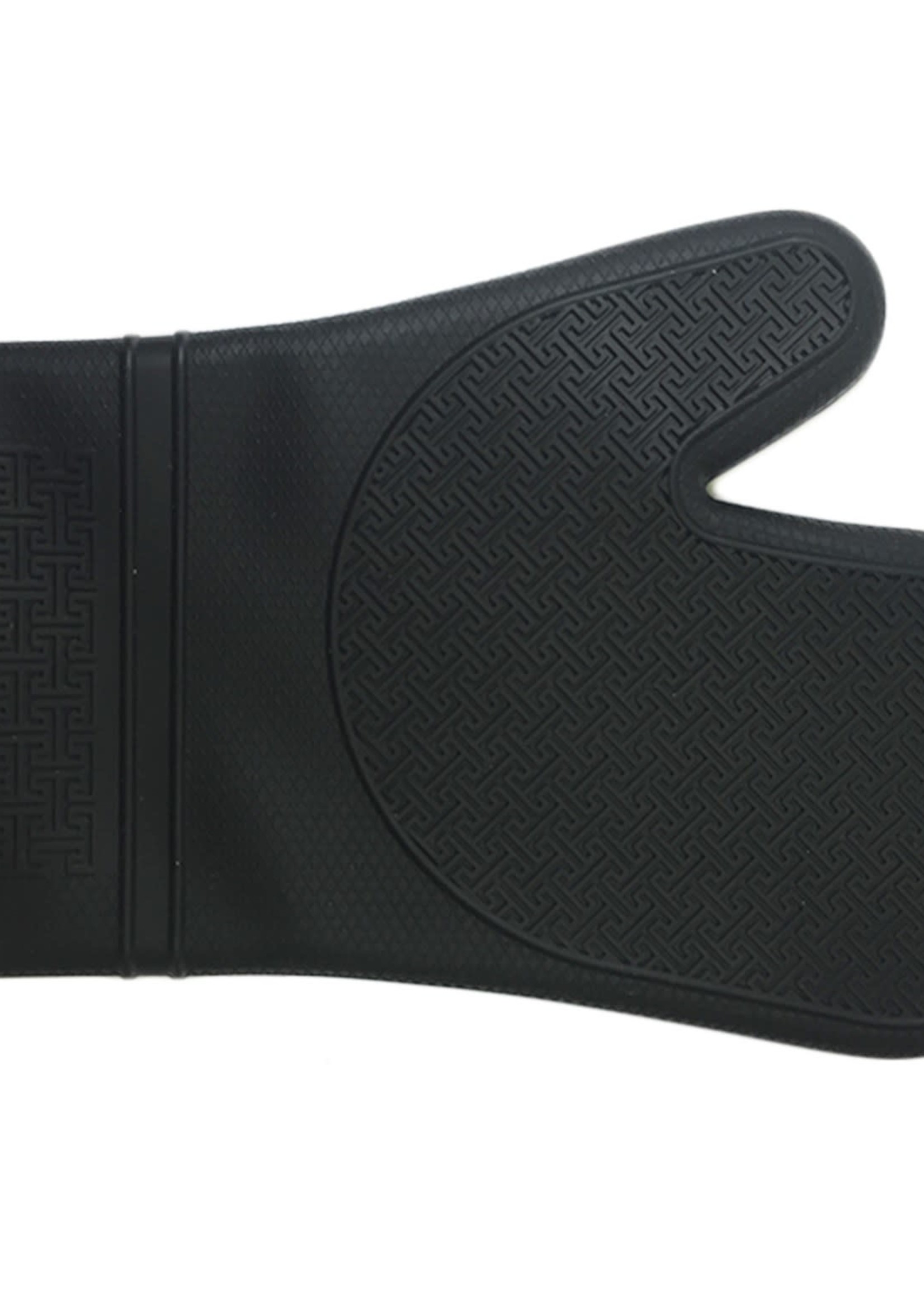 Kitchen Basics *Black Silicone Oven Mitt-Port-Style