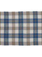 *Blue/Tan Check Bingham Placemat-Park