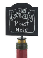 *Black Chalkboard Flavour of the Day Wine Stopper-Park