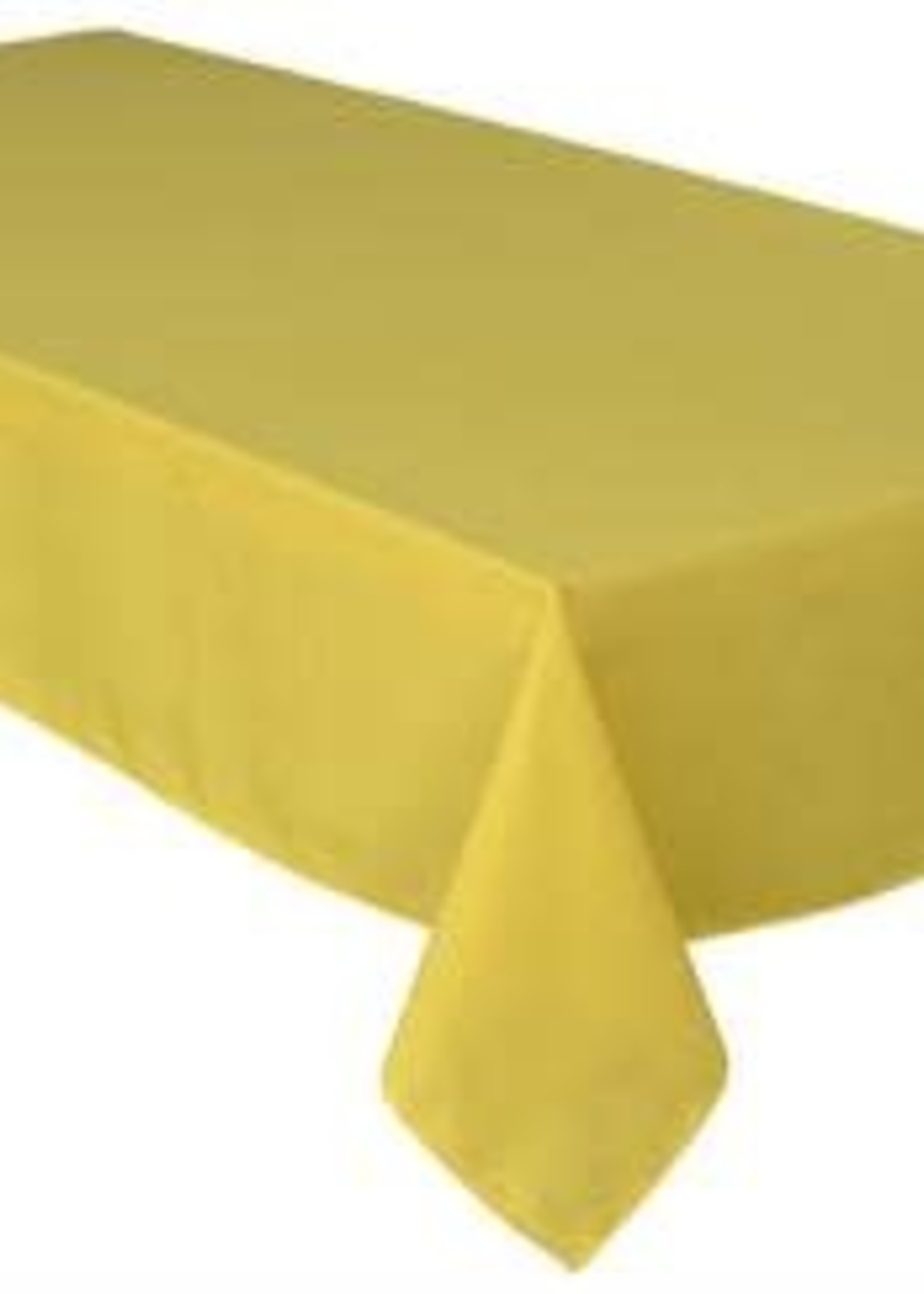 *60 Round Yellow Tablecloth-Texstyles