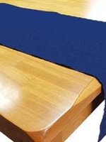 *13x54" Navy Bubble Weave Table Runner-Texstyles