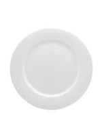 Red Vanilla *11" White Bone China Dinner Plate-Port-Style