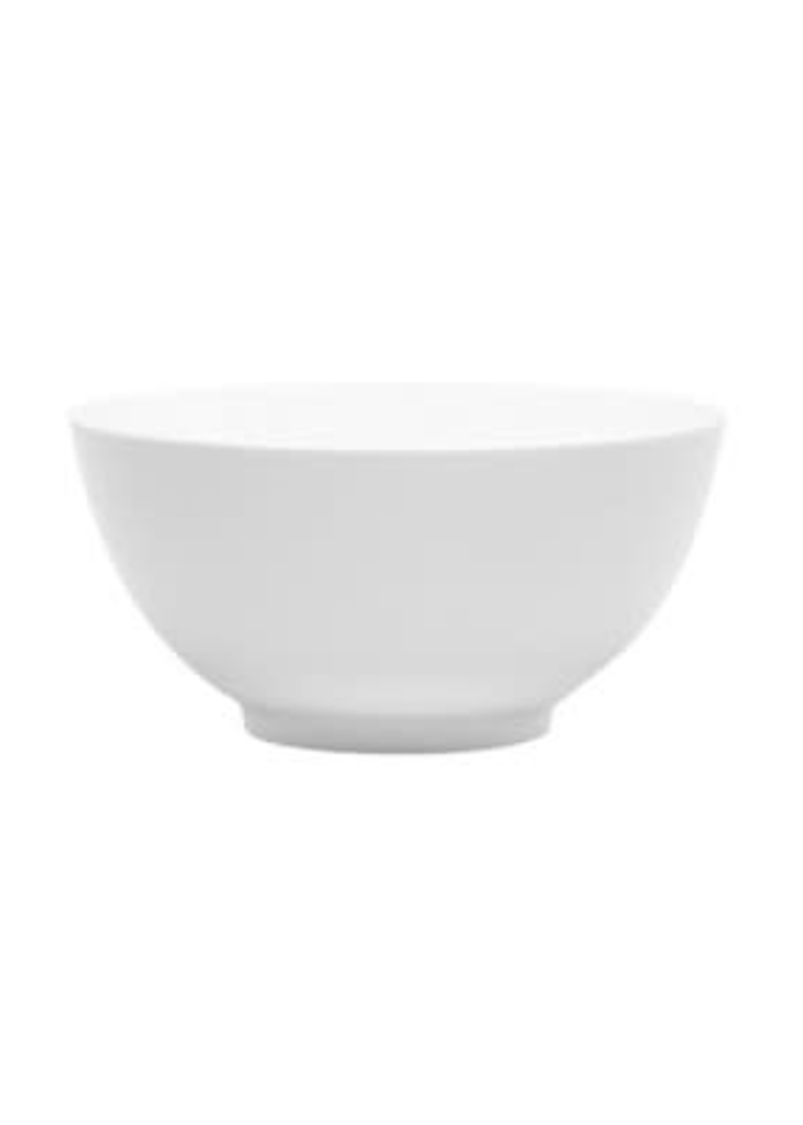 Red Vanilla *7" White Bone China Noodle Bowl-Port-Style