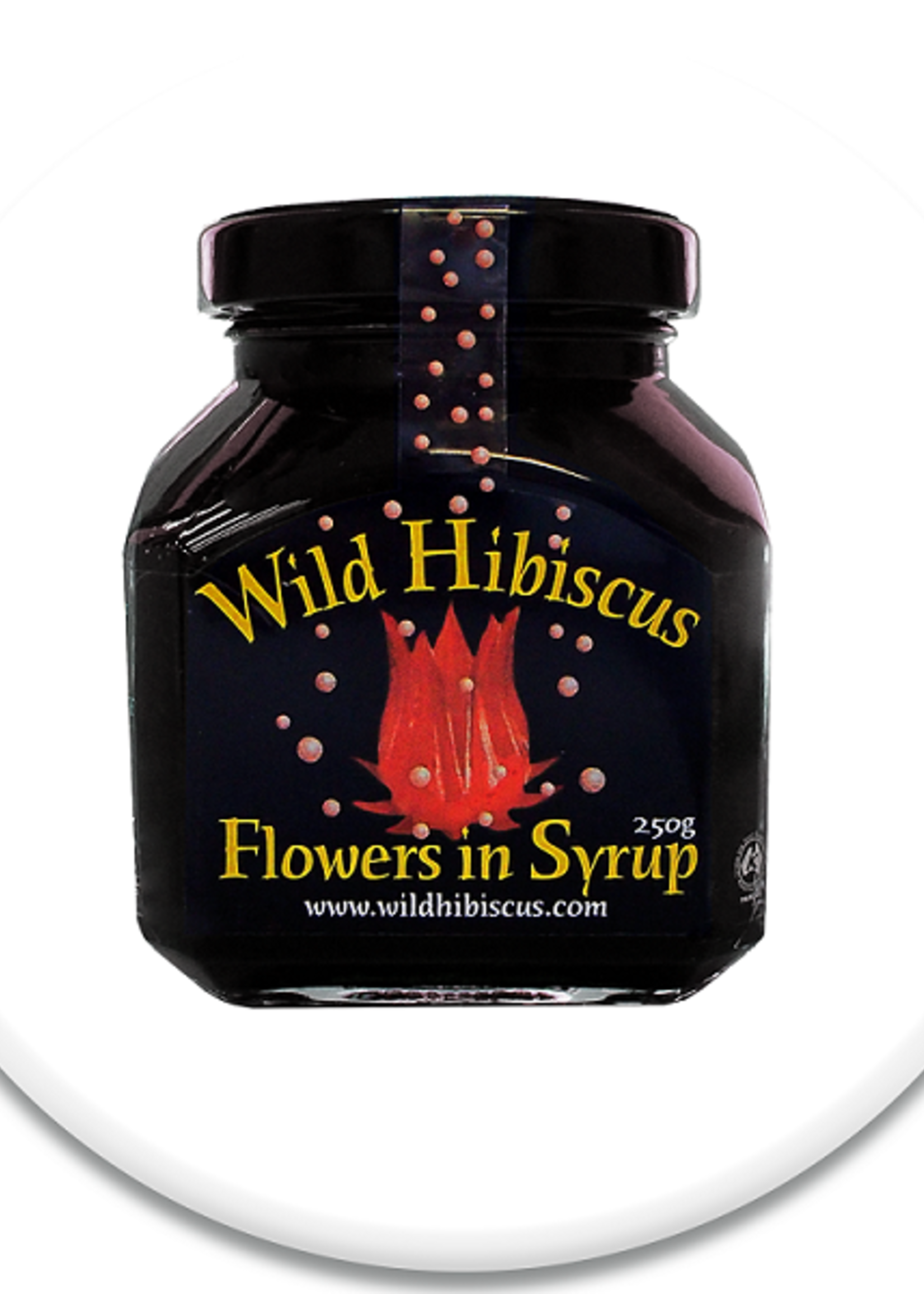 True Brands *8.8oz Jar Wild Hibiscus Flower in Syrup True-Design